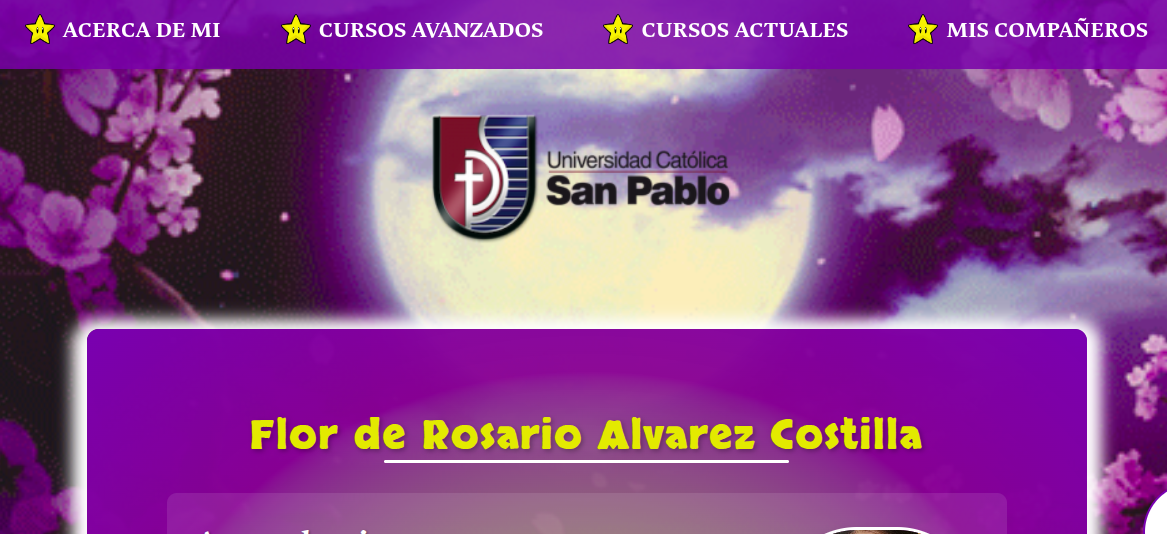 Previsualización de la página de FLOR DE ROSARIO ALVAREZ COSTILLA